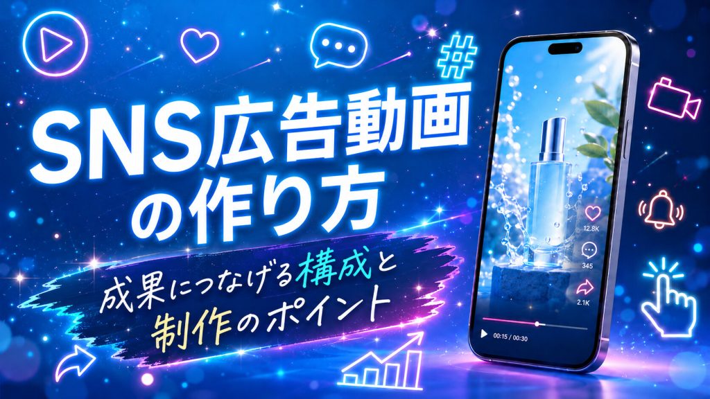 SNS広告動画の作り方｜成果につなげる構成と制作のポイントを解説