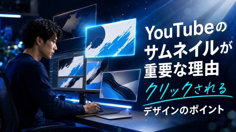 YouTubeのサムネイルが重要な理由とクリックされるデザインのポイント